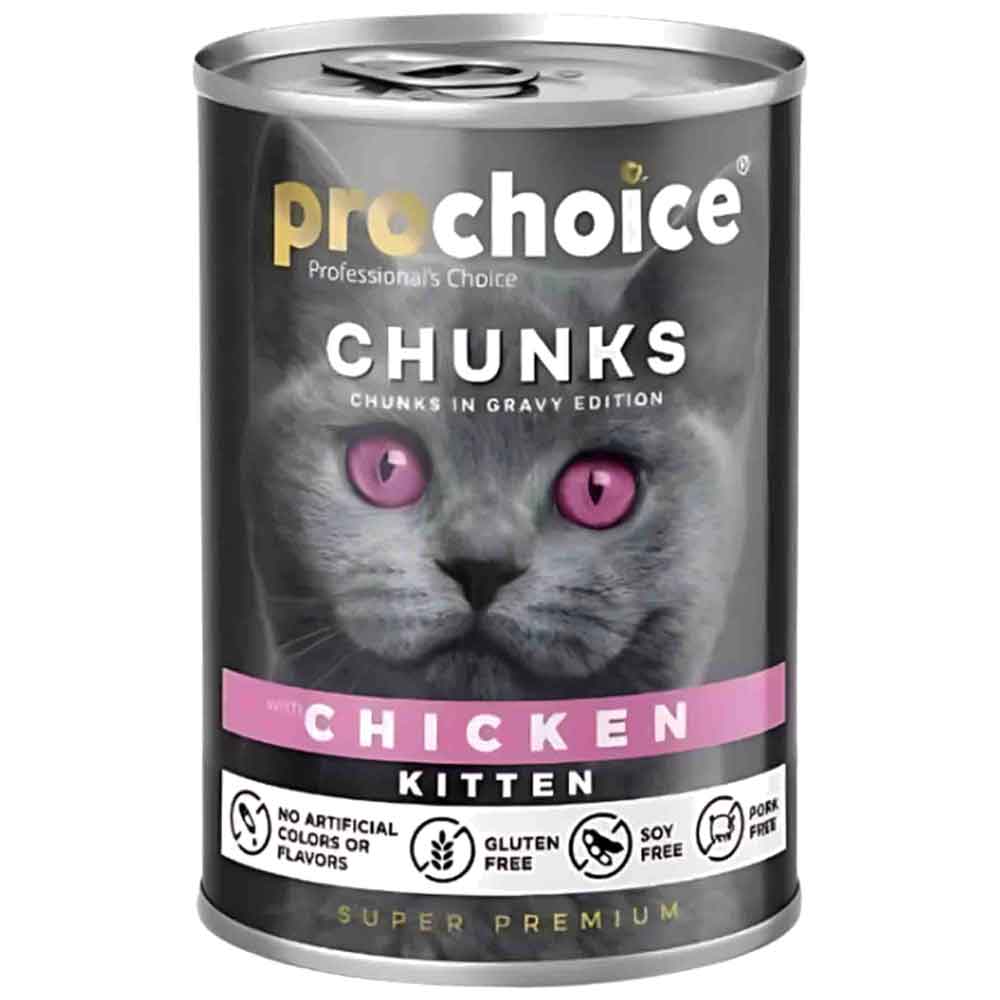 ProChoice Tavuk Parçalı Gravy Yavru Kedi Konservesi 400 Gr